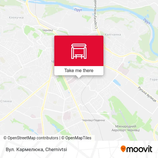Карта Вул. Кармелюка