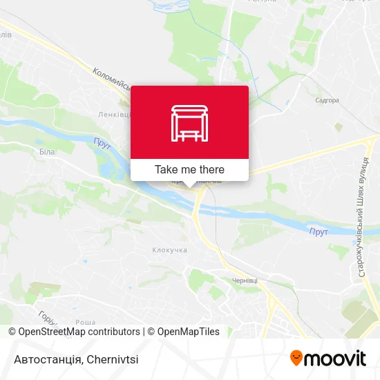 Карта Автостанція