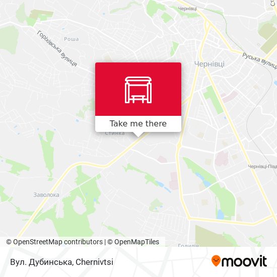 Вул. Дубинська map