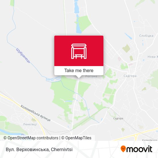 Вул. Верховинська map
