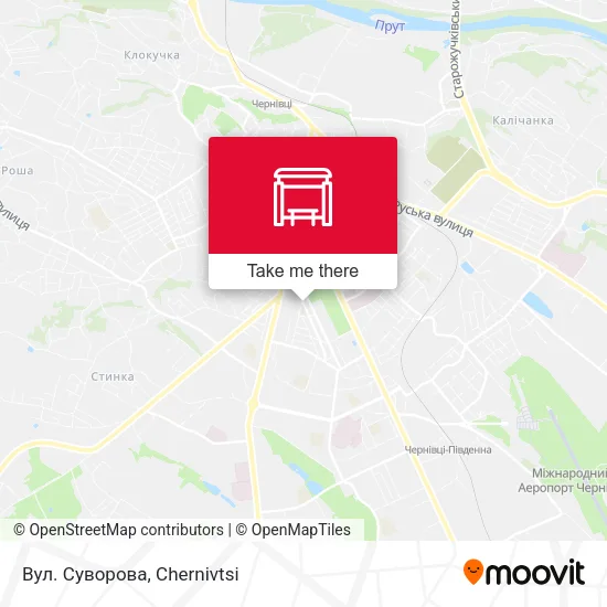 Карта Вул. Суворова