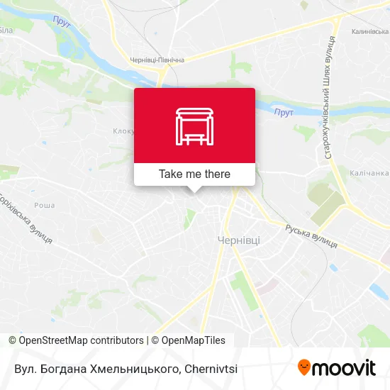 Карта Вул. Богдана Хмельницького