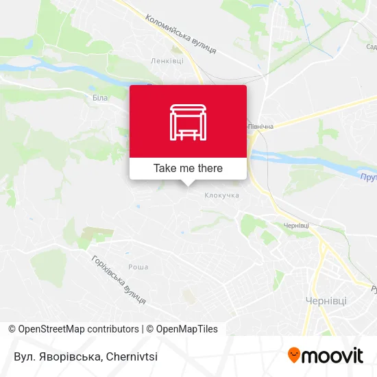 Карта Вул. Яворівська