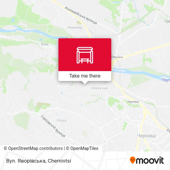 Карта Вул. Яворівська