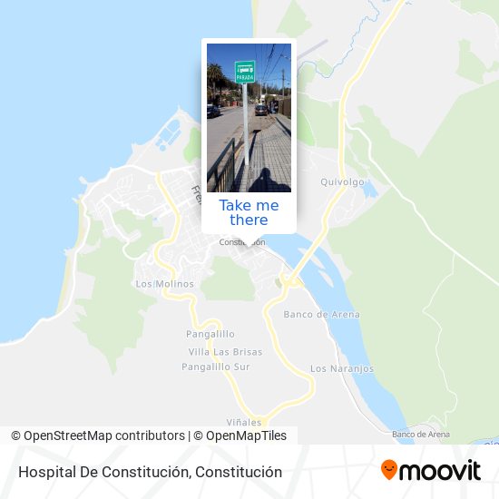 Hospital De Constitución map