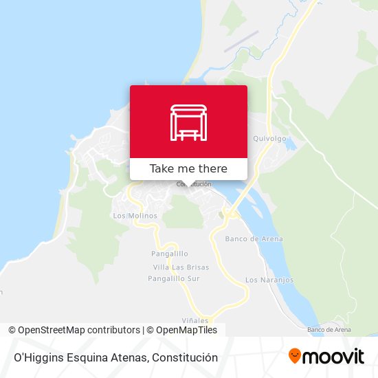 Mapa de O'Higgins Esquina Atenas