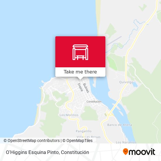 Mapa de O'Higgins Esquina Pinto