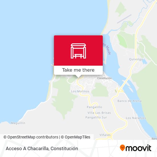 Acceso A Chacarilla map