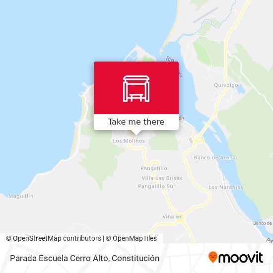 Mapa de Parada Escuela Cerro Alto