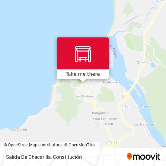 Mapa de Salida De Chacarilla