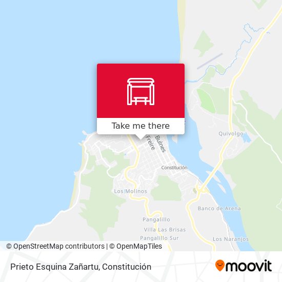 Prieto Esquina Zañartu map