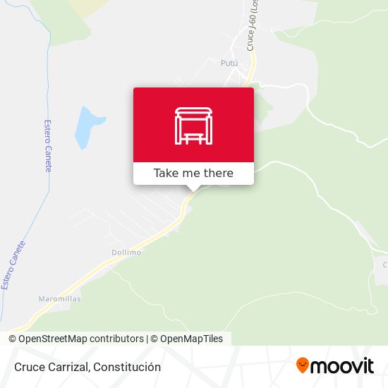 Cruce Carrizal map