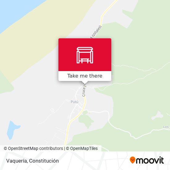 Vaquería map