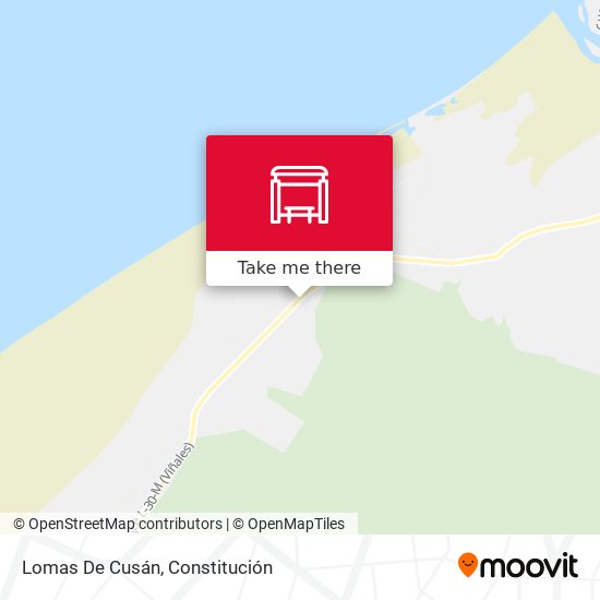 Lomas De Cusán map