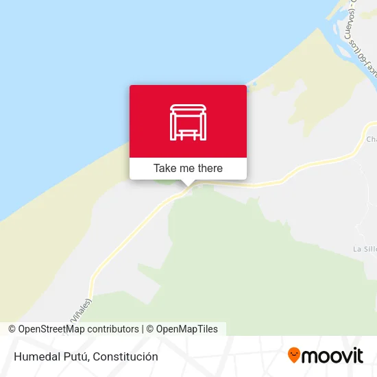 Humedal Putú map