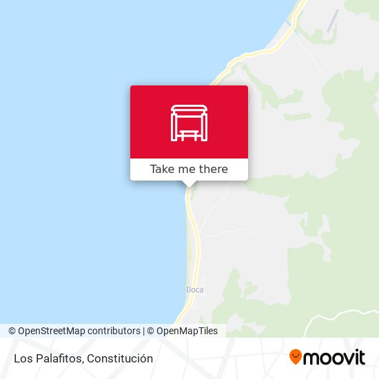 Los Palafitos map