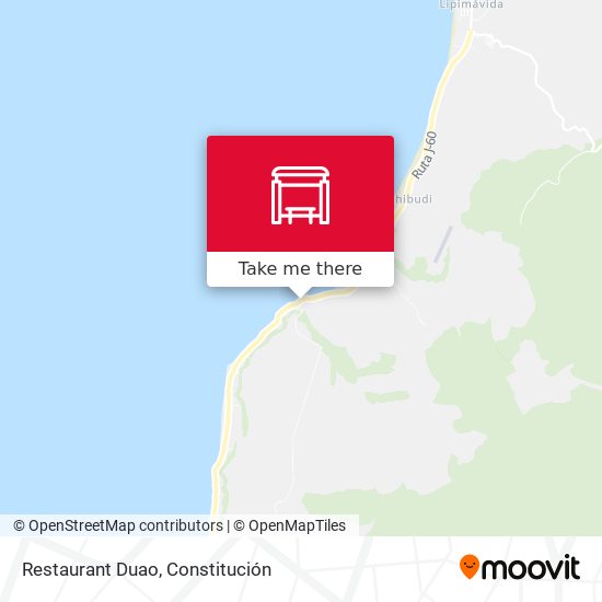 Restaurant Duao map