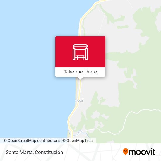 Mapa de Santa Marta