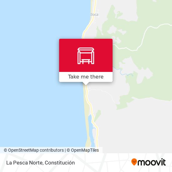La Pesca Norte map