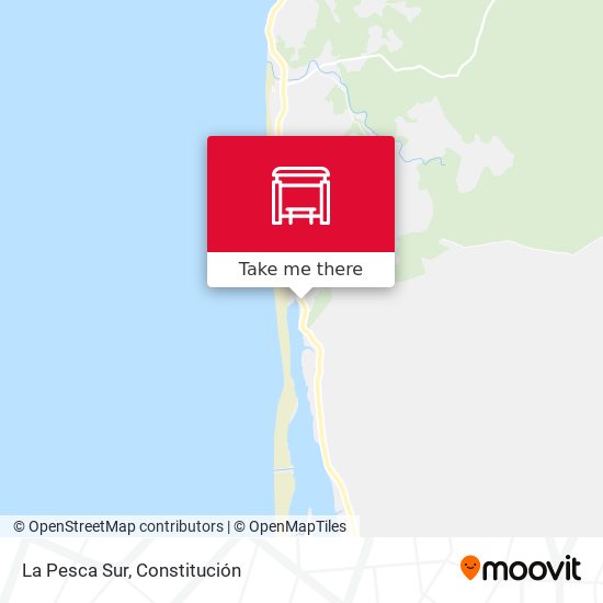La Pesca Sur map