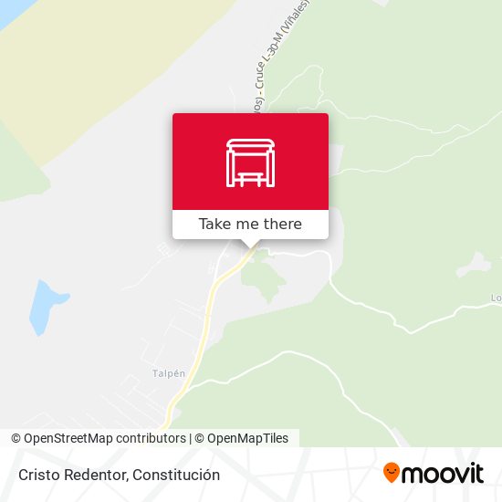Mapa de Cristo Redentor