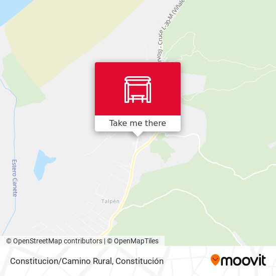 Constitucion/Camino Rural map