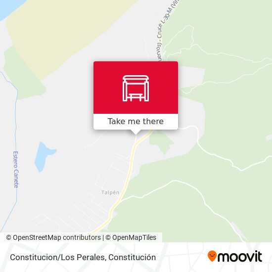Constitucion/Los Perales map