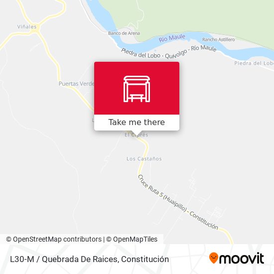 Mapa de L30-M / Quebrada De Raices