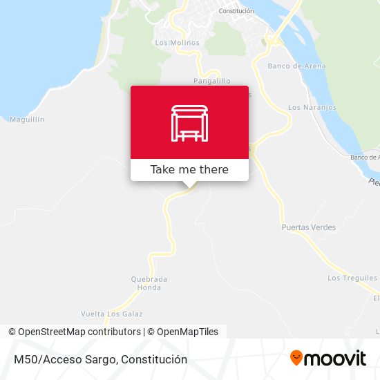 M50/Acceso Sargo map