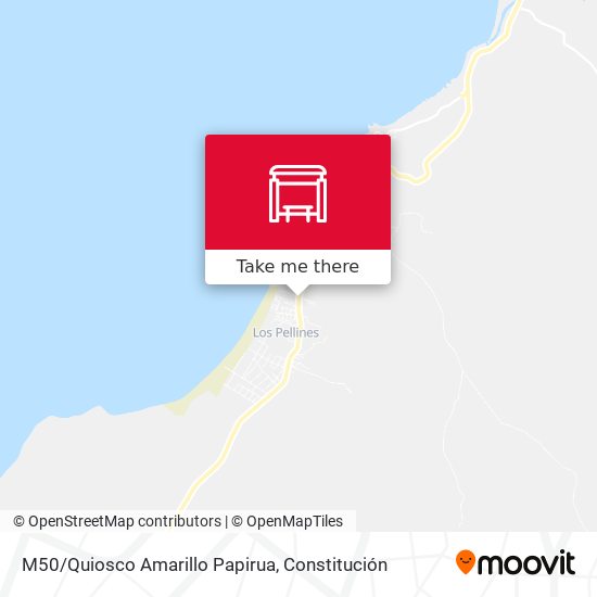 M50/Quiosco Amarillo Papirua map
