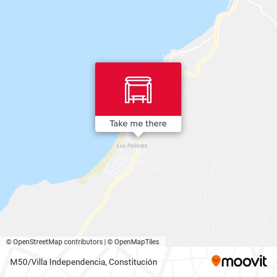 M50/Villa Independencia map