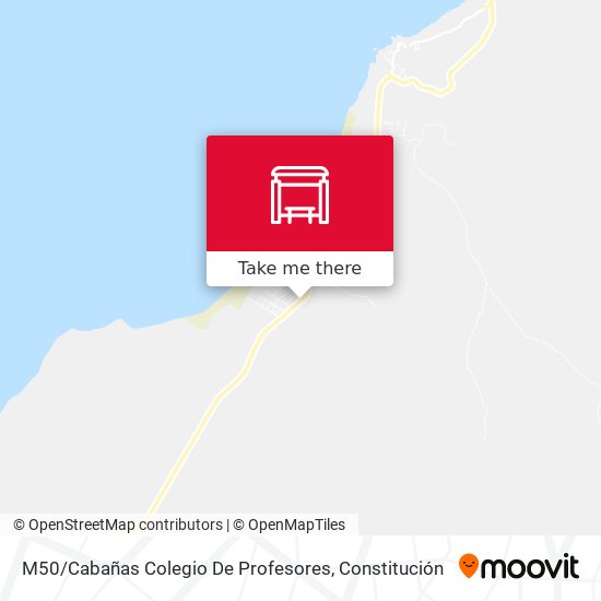 M50 / Cabañas Colegio De Profesores map