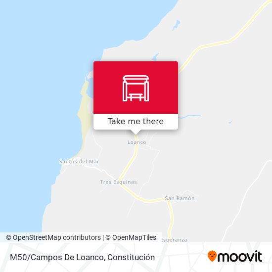 M50/Campos De Loanco map