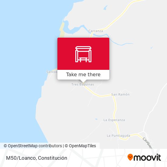 Mapa de M50/Loanco