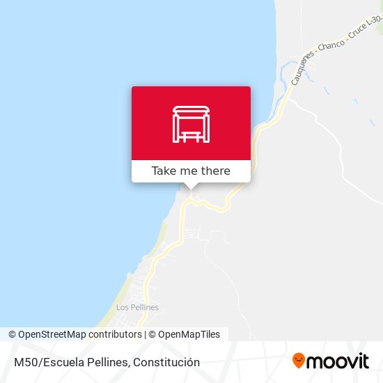 M50/Escuela Pellines map