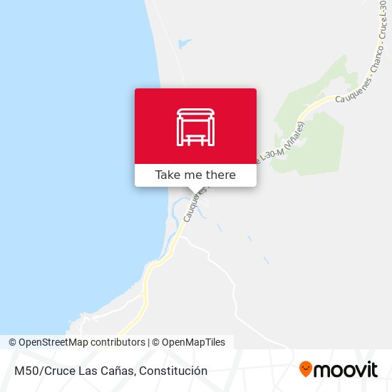 Mapa de M50/Cruce Las Cañas