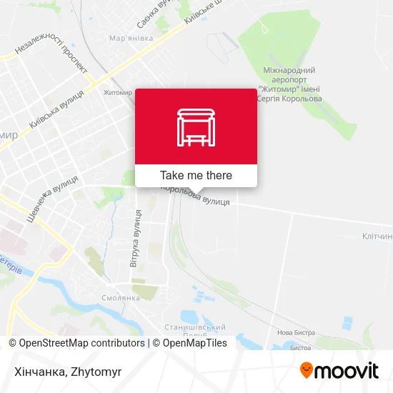 Хінчанка map