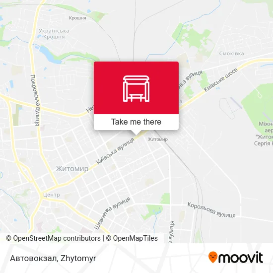 Карта Автовокзал