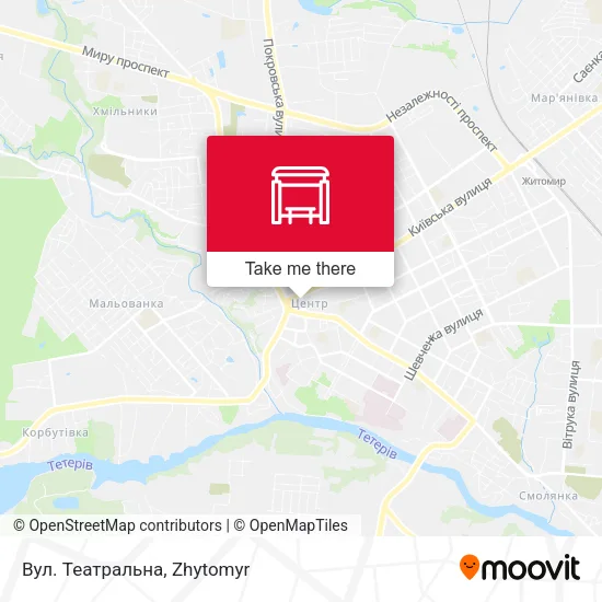 Вул. Театральна map