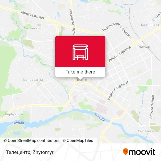 Телецентр map