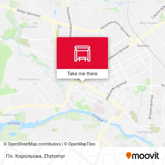 Карта Пл. Корольова