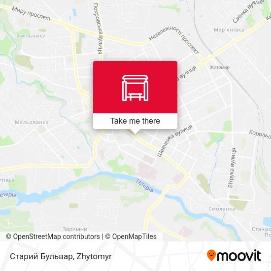 Старий Бульвар map