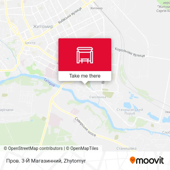 Карта Пров. 3-Й Магазинний