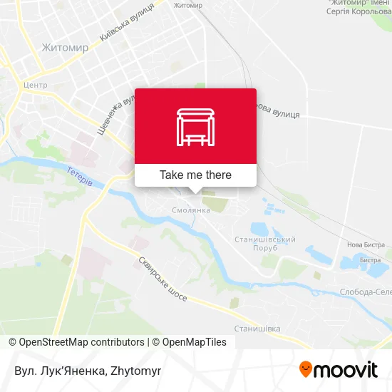 Карта Вул. Лук’Яненка