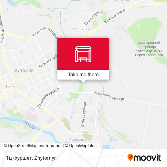 Тц Фуршет map