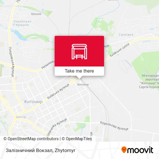 Залізничний Вокзал map