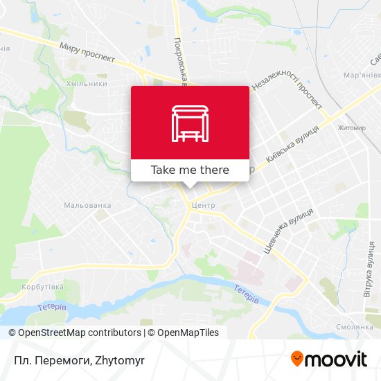 Пл. Перемоги map