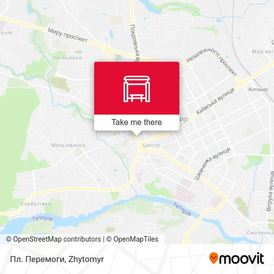 Пл. Перемоги map