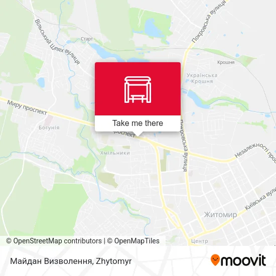 Карта Майдан Визволення