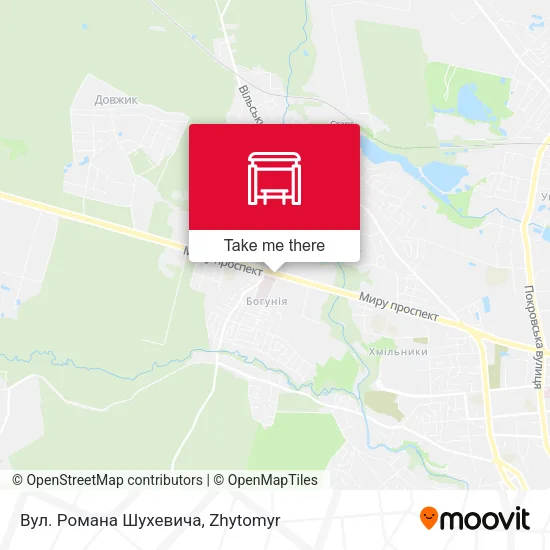 Вул. Романа Шухевича map